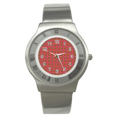 Christmas Paper Wrapping Stainless Steel Watch
