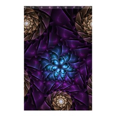 Geometry Fractal Colorful Geometric Shower Curtain 48  X 72  (small)  by Wegoenart