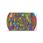 Mandala Star Interlocked Magnet (Name Card)