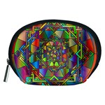 Mandala Star Interlocked Accessory Pouch (Medium)