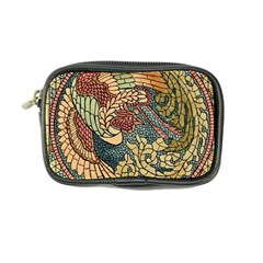 Wings Feathers Cubism Mosaic Coin Purse by Wegoenart