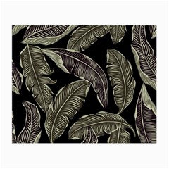 Jungle Leaves Tropical Pattern Small Glasses Cloth