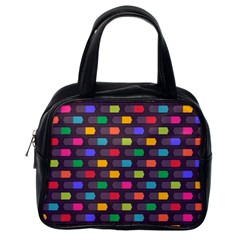 Background Colorful Geometric Classic Handbag (one Side) by Wegoenart