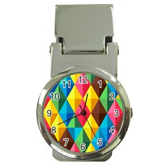 Background Colorful Abstract Money Clip Watches by Wegoenart