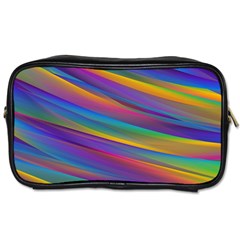 Colorful Background Toiletries Bag (two Sides)