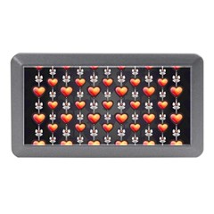 Love Heart Background Memory Card Reader (mini) by Wegoenart