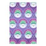 Background Floral Pattern Purple Shower Curtain 48  x 72  (Small)  Curtain(48  X 72 ) - 42.18 x64.8  Curtain(48  X 72 )