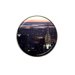 New York Manhattan Evening Dusk Hat Clip Ball Marker (10 Pack) by Wegoenart