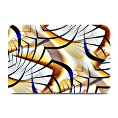 Pattern Fractal Gold Pointed Plate Mats by Wegoenart