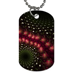 Background Texture Pattern Art Dog Tag (one Side)