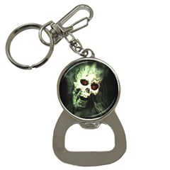 Screaming Skull Human Halloween Bottle Opener Key Chains