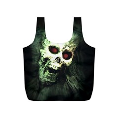 Screaming Skull Human Halloween Full Print Recycle Bag (s) by Wegoenart