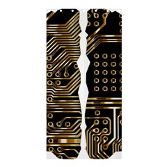 Brain Circuit Board Pcb Computer Shower Curtain 36  X 72  (stall) 