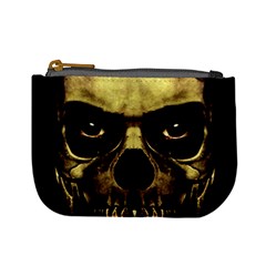 Angry Skull Monster Poster Mini Coin Purse by dflcprints