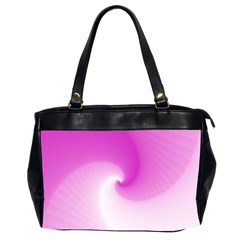 Abstract Spiral Pattern Background Oversize Office Handbag (2 Sides) by Pakrebo