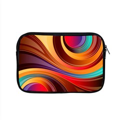 Abstract Colorful Background Wavy Apple Macbook Pro 15  Zipper Case by Pakrebo