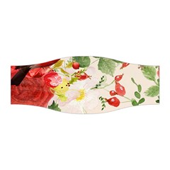 Christmas Bird Floral Berry Stretchable Headband by Pakrebo