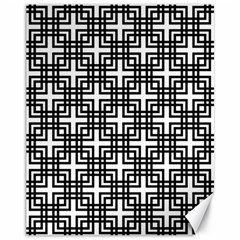 Pattern Vector Halftone Wallpaper Canvas 11  X 14  by Pakrebo