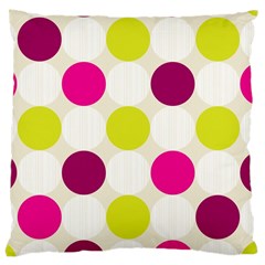 Polka Dots Spots Pattern Seamless Large Cushion Case (one Side) by Pakrebo