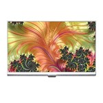 Fractal Feather Artwork Art Business Card Holder Front