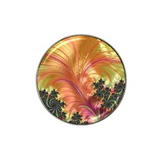 Fractal Feather Artwork Art Hat Clip Ball Marker by Pakrebo