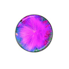 Psychedelic Purple Garden Milkweed Flower Hat Clip Ball Marker (4 Pack) by myrubiogarden