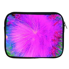 Psychedelic Purple Garden Milkweed Flower Apple Ipad 2/3/4 Zipper Cases by myrubiogarden