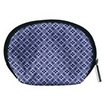 Wreath Differences Indigo Deep Blue Accessory Pouch (Medium) Back