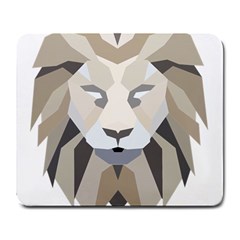 Polygonal Low Poly Lion Feline Large Mousepads by Pakrebo