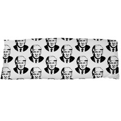 Trump Retro Face Pattern Maga Black And White Us Patriot Body Pillow Case Dakimakura (two Sides) by snek