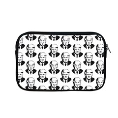 Trump Retro Face Pattern Maga Black And White Us Patriot Apple Macbook Pro 13  Zipper Case by snek