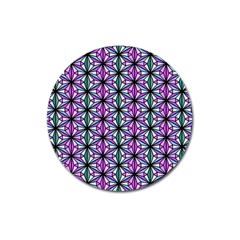 Geometric Patterns Triangle Seamless Magnet 3  (round) by Pakrebo