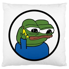 Apu Apustaja With Banana Phone Wall Eyed Pepe The Frog Kekistan Standard Flano Cushion Case (two Sides) by snek