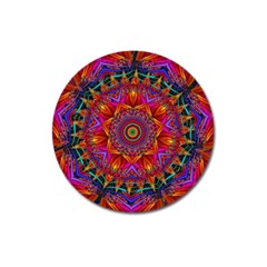 Kaleidoscope Pattern Ornament Magnet 3  (round) by Pakrebo