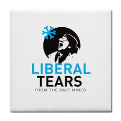 Liberal Tears Funny Screeching Democrat Screaming Tile Coasters by snek