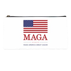 Maga Make America Great Again With Usa Flag Pencil Cases by snek