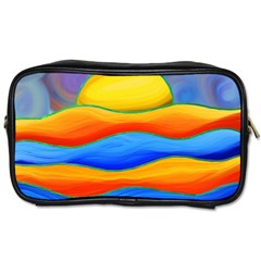 Paint Painting Landscape Scene Toiletries Bag (one Side) by Pakrebo