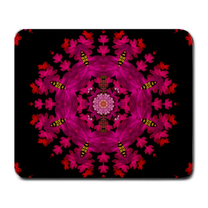The Star Above Everything Shining Clear And Bright Large Mousepads