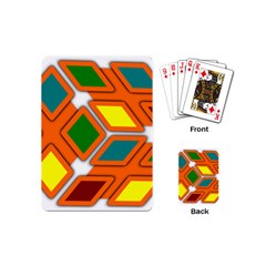 Shape Plaid Playing Cards (mini) by Mariart