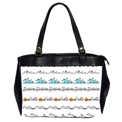 Decoration Element Style Pattern Oversize Office Handbag (2 Sides)