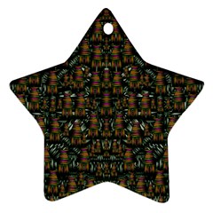 Love My Leggings And Top Ornate Pop Art`s Collage Star Ornament (two Sides) by pepitasart