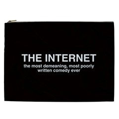 The Internet Cosmetic Bag (xxl) by WensdaiAmbrose