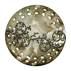 A Touch Of Vintage Round Filigree Ornament (two Sides) by FantasyWorld7
