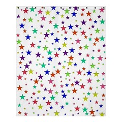 Star Random Background Scattered Shower Curtain 60  X 72  (medium)  by Pakrebo