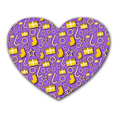 Paper Tissue Wrapping Heart Mousepads