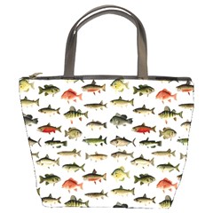 Ml 71 Fish Of North America Bucket Bag by ArtworkByPatrick