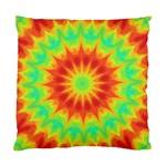 Kaleidoscope Background Mandala Red green Standard Cushion Case (One Side)