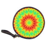 Kaleidoscope Background Mandala Red green Classic 20-CD Wallets