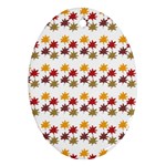 Autumn Leaves Ornament (Oval)