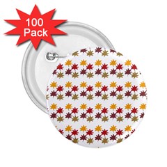 Autumn Leaves 2 25  Buttons (100 Pack)  by Mariart